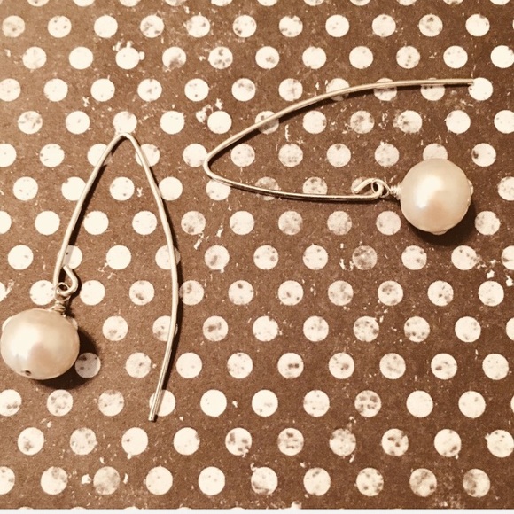 Arigrl Jewelry - Gorgeous large real pearl earrings